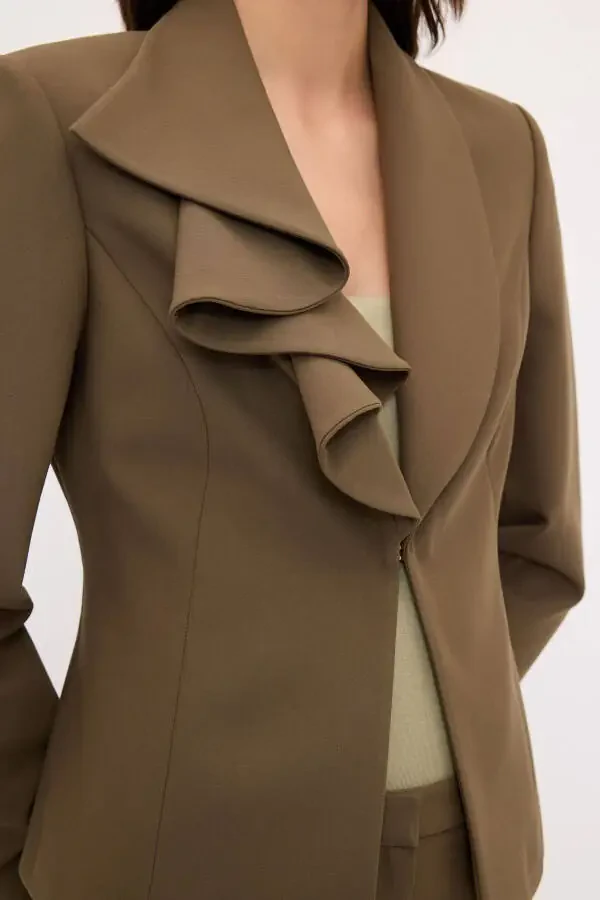 Volant Detail Jacket - 2