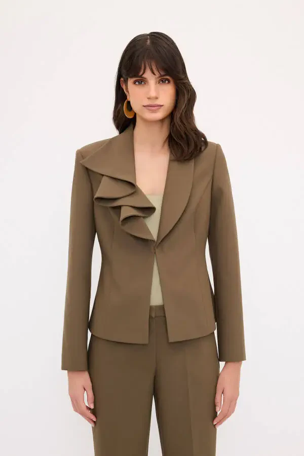 Volant Detail Jacket - 4