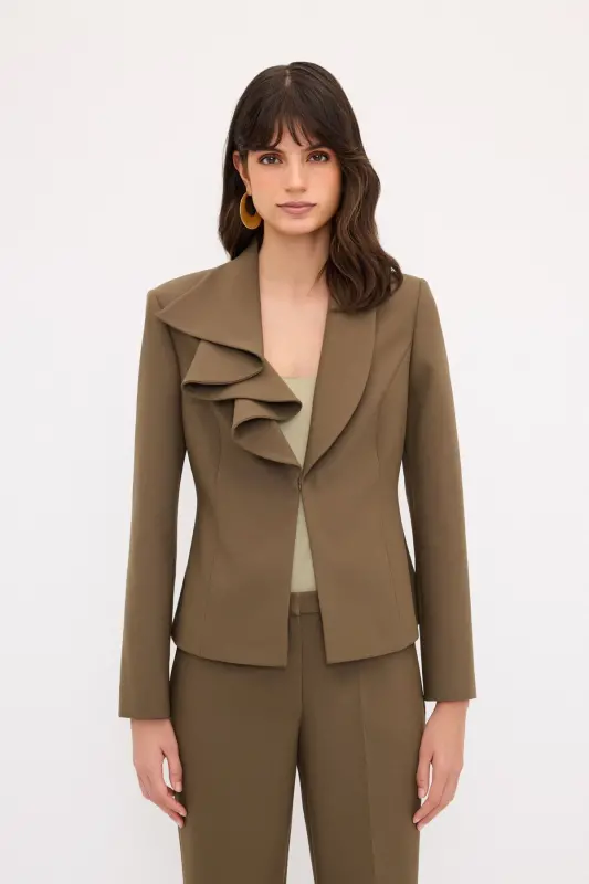 Volant Detail Jacket - 5