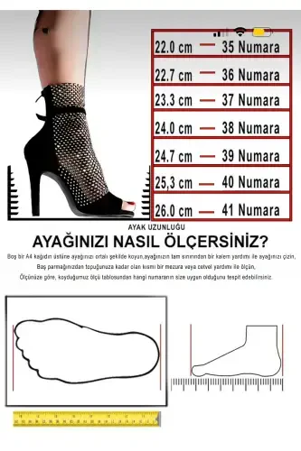 Volante Toʻzlik Detalli Qora Ayollar Topukli Etik - Qora - 8