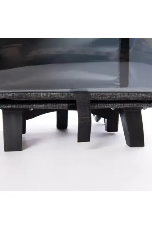 Volmin Petshop Kedi Köpek Tekerlekli Kale Valiz 36x27x41h-GRİ - 4