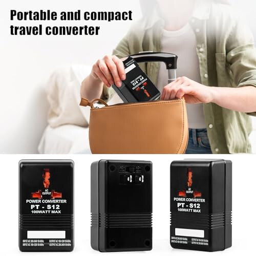 Voltage Converter, 110V to 220V Step-Up & Down Power Two-Way Conversion Voltage Converter Transformer for Travel, RV, Camping (black-100w) - 7