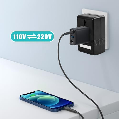 Voltage Converter 110V to 220V Step-Up & Step-Down Power Two-Way Conversion Voltage Converter Transformer for Travel, RV, and Camping(Black, 100W) - 5