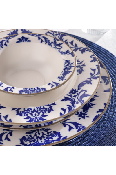 Volte Dinner Set 55 Pieces - Navy Blue - 3