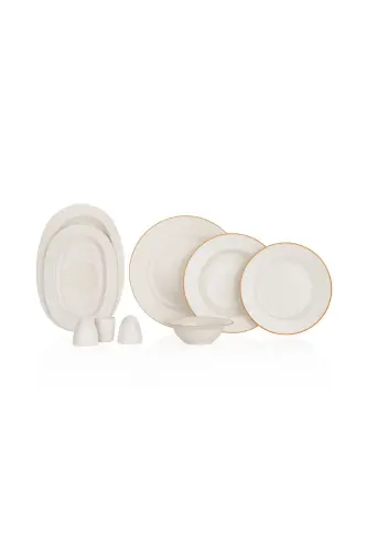 Volte Dinner Set 55 Pieces - White - 5