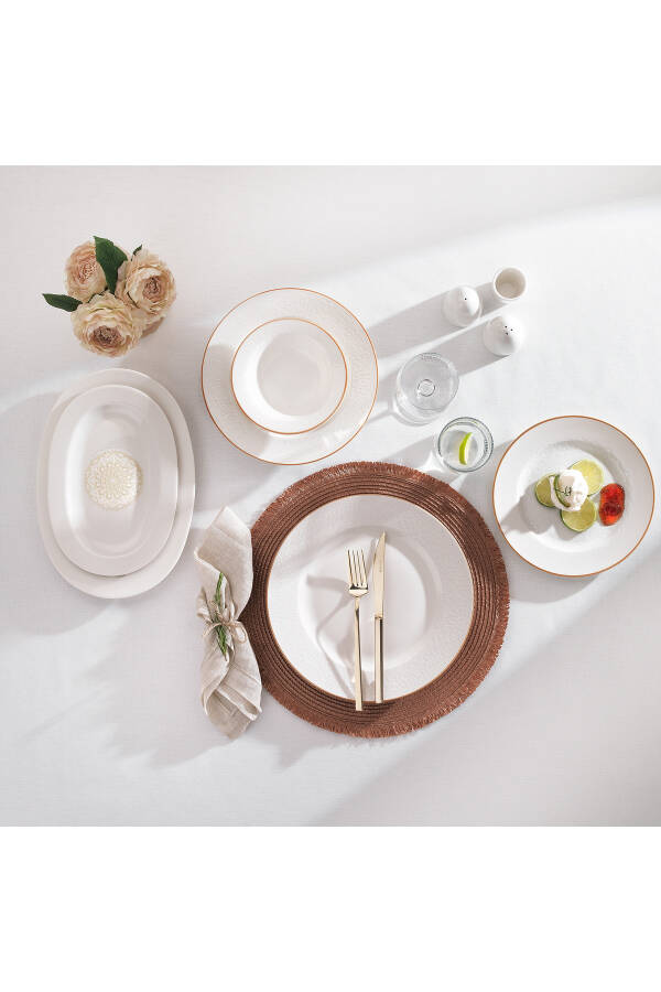 Volte Dinner Set 55 Pieces - White - 6