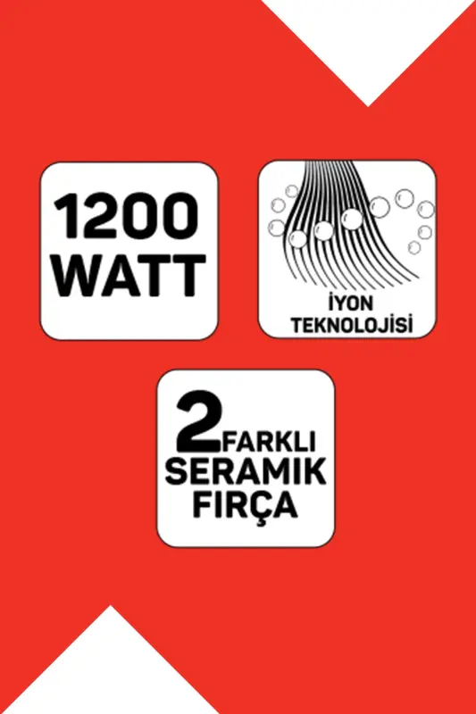 Volume Pro Hava Üflemeli Saç Şekillendirici AR5063 Düzleştirici Siyah - 7
