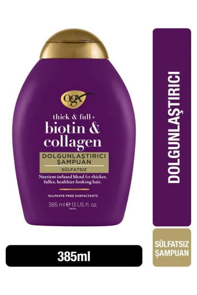Volumizing Biotin & Collagen Sulfate-Free Shampoo 385 ml - 9