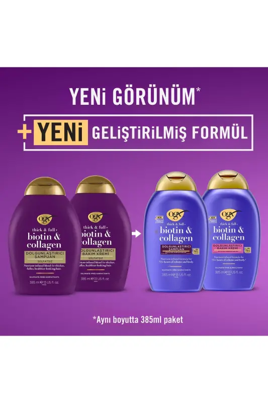 Volumizing Biotin & Collagen Sulfate-Free Shampoo 385 ml - 7