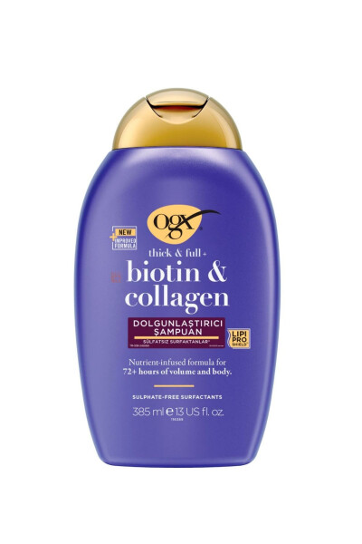 Volumizing Biotin & Collagen Sulfate-Free Shampoo 385 ml - 2