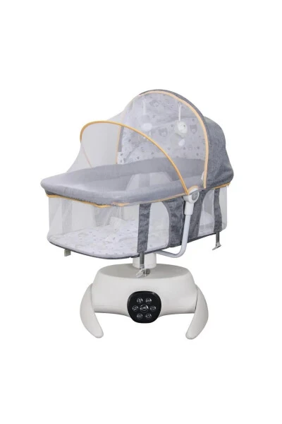 Vomero Rosy 3-Stage Electric Crib 2-in-1 Crib Bouncer - Modazone (1)