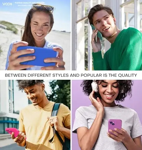 Vooii Compatible with iPhone 15 Plus Case, Upgrade Liquid Silicone [Enhanced Camera Protection] [Soft Anti-Scratch Microfiber Lining] Shockproof Phone Case for iPhone 15 Plus 6.7 inch - Klein Blue - 1