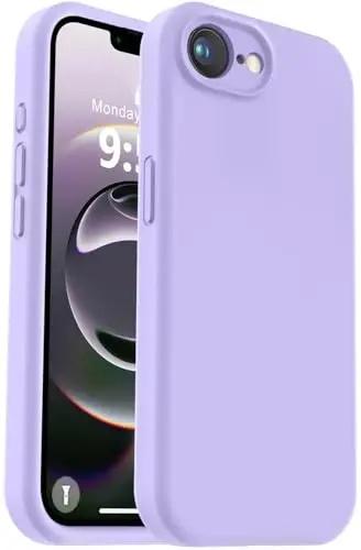 Vooii Compatible with iPhone 17e Case and for iPhone 16e Case, Liquid Silicone Upgrade [Camera Protection] [Anti-Scratch Microfiber Lining] Shockproof Phone Case for iPhone 17e/16e 6.1