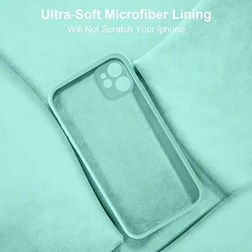 Vooii iPhone 11 Kılıfı ile Uyumlu, [Düz Kenarlar] [Kamera Koruması] [Yumuşak Çizilmez Mikrofiber Astar] ile Geliştirilmiş Sıvı Silikon iPhone 11 6.1 inç için Telefon Kılıfı - Deniz Mavisi - VOOII