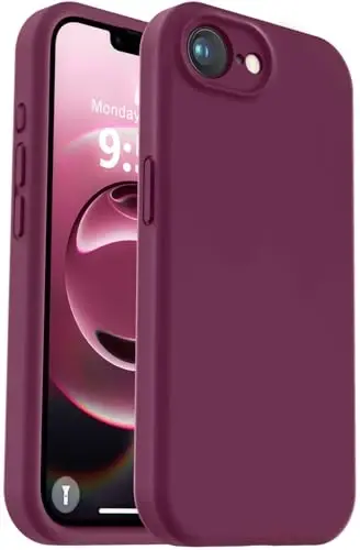 Vooii iPhone 17e Kılıf ve iPhone 16e Kılıf ile Uyumlu, Sıvı Silikon Yükseltme [Kamera Koruması] [Yumuşak Çizilmez Mikrofiber Astar] iPhone 17e/16e 6.1