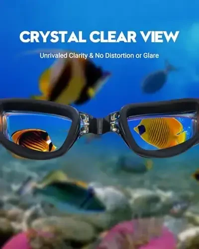 Vorshape Swim Goggles 2 Pack Anti Fog Swimming Goggles, No Leaking UV Protection Pool Goggles for Adult Men Women Youth - 5