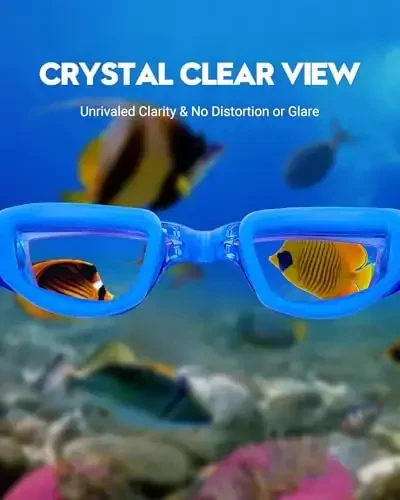 Vorshape Swim Goggles 2 Pack Anti Fog Swimming Goggles, No Leaking UV Protection Pool Goggles for Adult Men Women Youth - 5