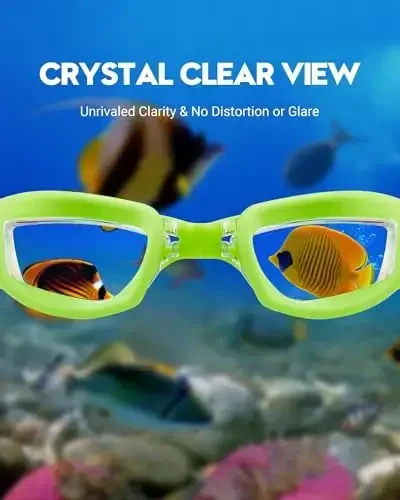 Vorshape Swim Goggles 2 Pack Anti Fog Swimming Goggles, No Leaking UV Protection Pool Goggles for Adult Men Women Youth - 5