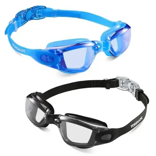 Vorshape Swim Goggles 2 Pack Anti Fog Swimming Goggles, No Leaking UV Protection Pool Goggles for Adult Men Women Youth - Modazone