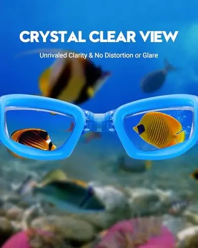 Vorshape Swim Goggles 2 Pack Anti Fog Swimming Goggles, No Leaking UV Protection Pool Goggles for Adult Men Women Youth - 5
