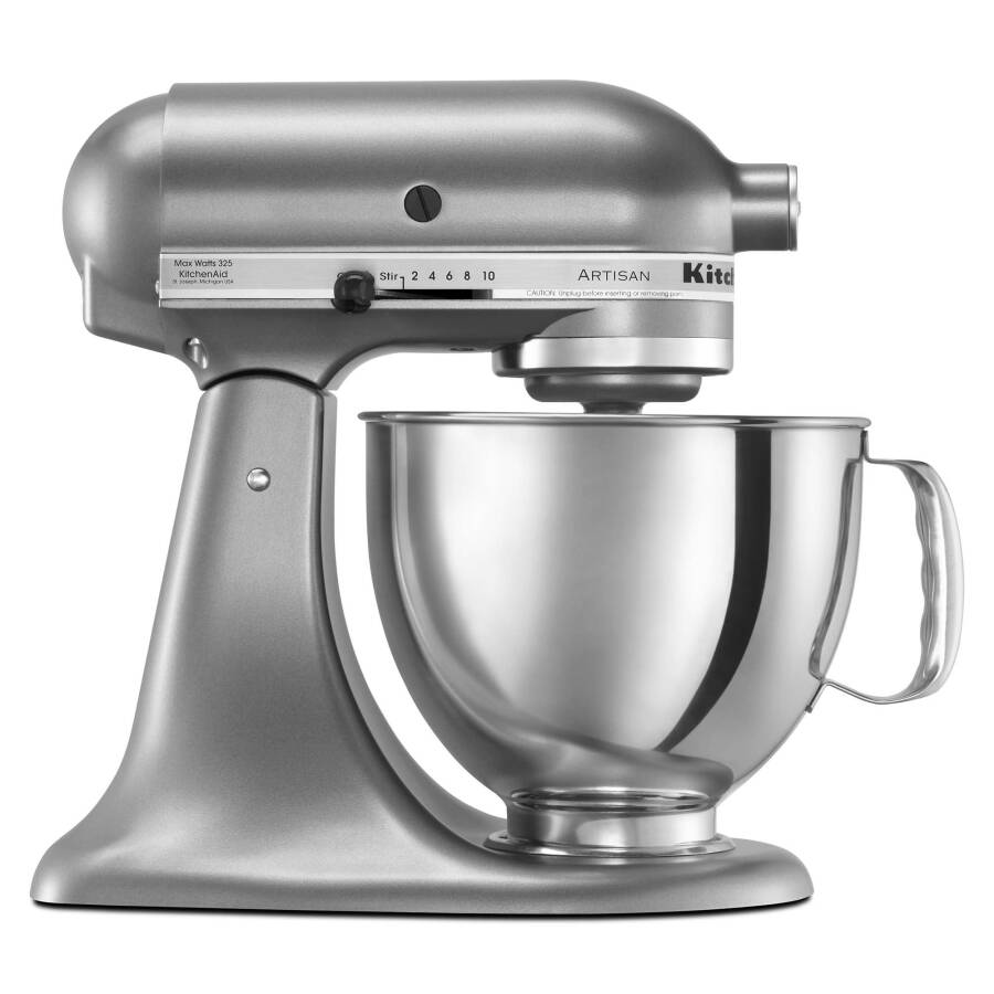 Восстановленный кухонный комбайн KitchenAid Artisan Series 5 кварты с наклонной головкой, RRK150 (восстановленный) - 3