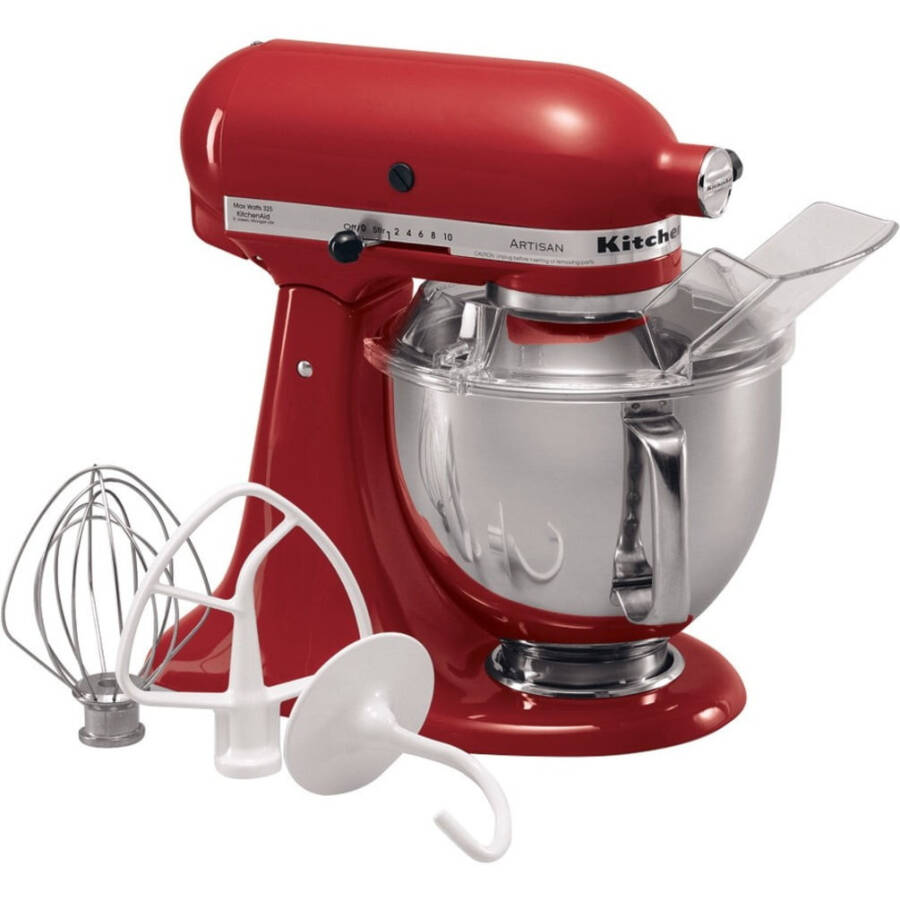 Восстановленный стационарный миксер KitchenAid ArtisanÂSeries 5 кварты с наклонной головкой, RRK150 (восстановленный) - 4