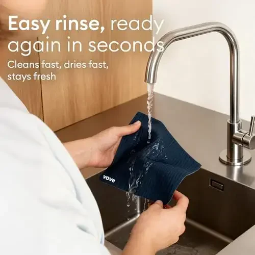 Vove Shvetsiya idish sochiqlari 5 dona | Qayta foydalanish mumkin bo'lgan qog'oz sochiqlar | Ekologik toza tozalash matolari | Dizaynerlik nashrlari | Absorbent tabiiy tsellyuloza va paxta | Barqaror oshxona gubka matosi | Yuviladigan - 4