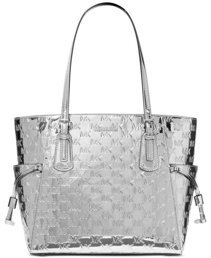 Voyager Large East West Tote Silver - 1