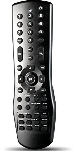 VR1 Universal Replacement Remote Control for Vizio LCD and Plasma TV - 1