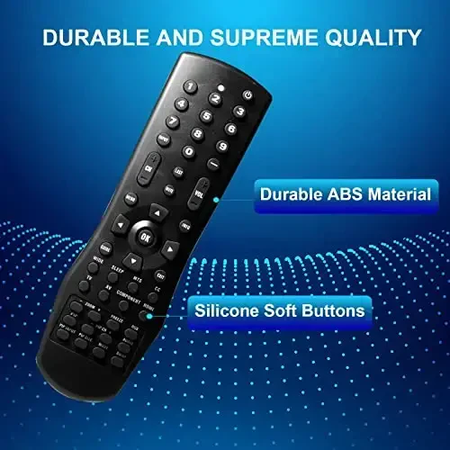 VR1 Universal Replacement Remote Control for Vizio LCD and Plasma TV - 5