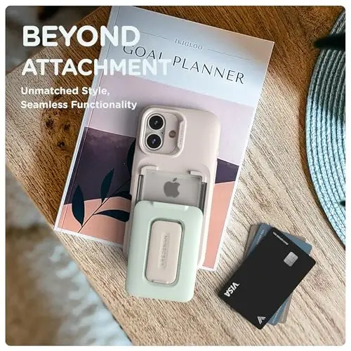 VRS DESIGN iPhone 16 Plus (2024) uchun Orb Case, Premium Kart Hamyon G'ilofi [3 ta karta] Bardoshli O'rnatilgan Stend Qopqog'i iPhone 16 Plus bilan mos (Binafsha) - 3