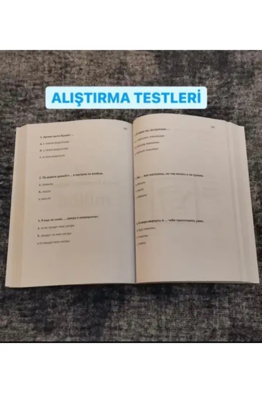 Все темы русской грамматики, повседневные диалоги, слова, истории, турецкая транскрипция A1 - C2 - 6