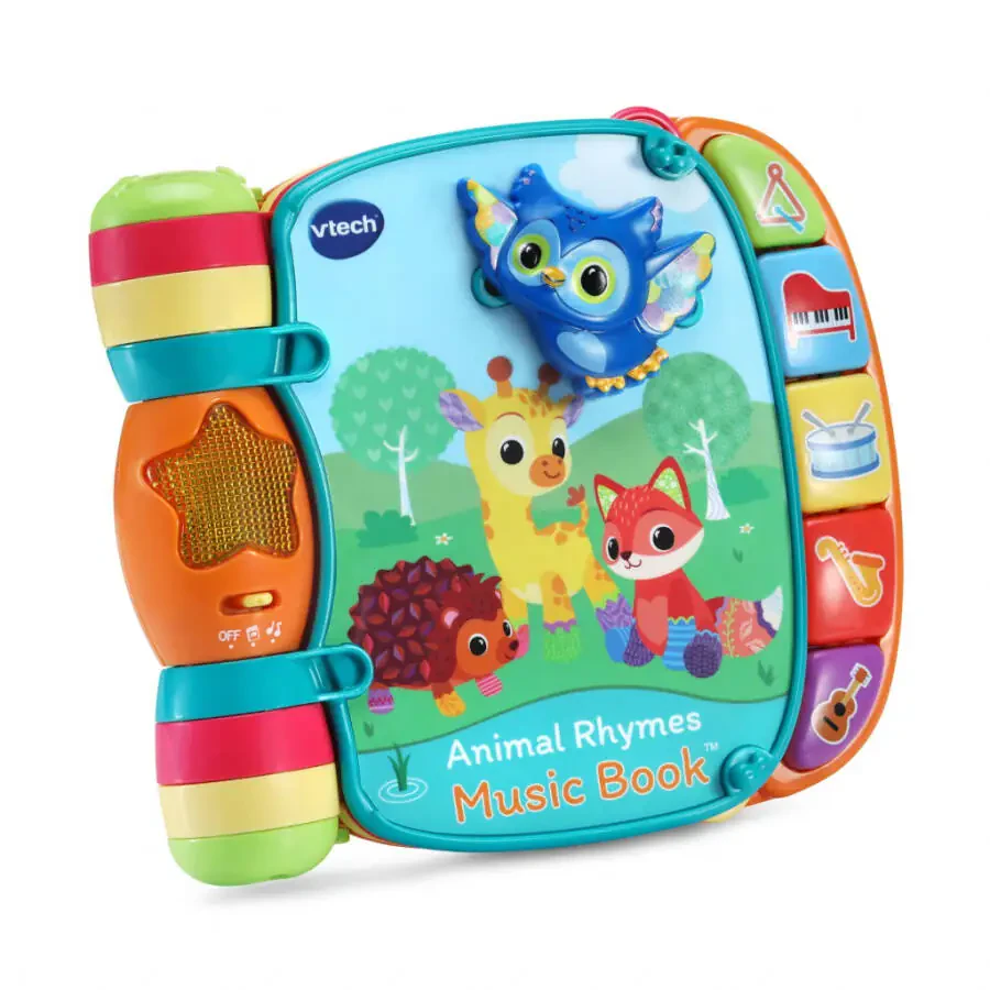 VTech Baby Animal Rhymes Music Book Baby and Toddler Toys - 3