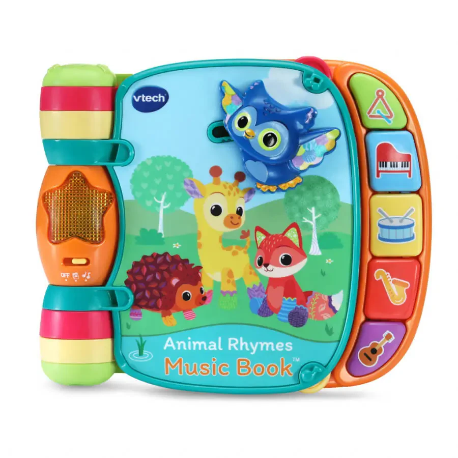 VTech Baby Animal Rhymes Music Book Baby and Toddler Toys - 6