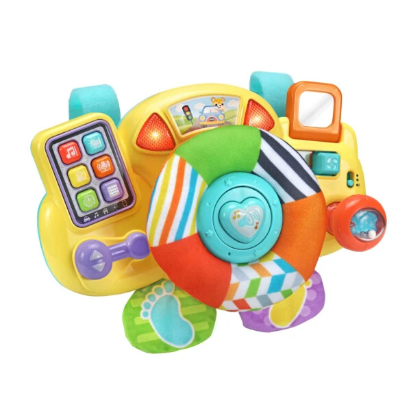 VTech Baby Bopping & Cruising Baby Driver Plastic, Plush Baby and Toddler Toys - 3