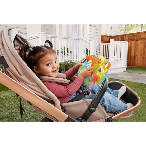 VTech Baby Bopping & Cruising Baby Driver Plastic, Plush Baby and Toddler Toys - 4