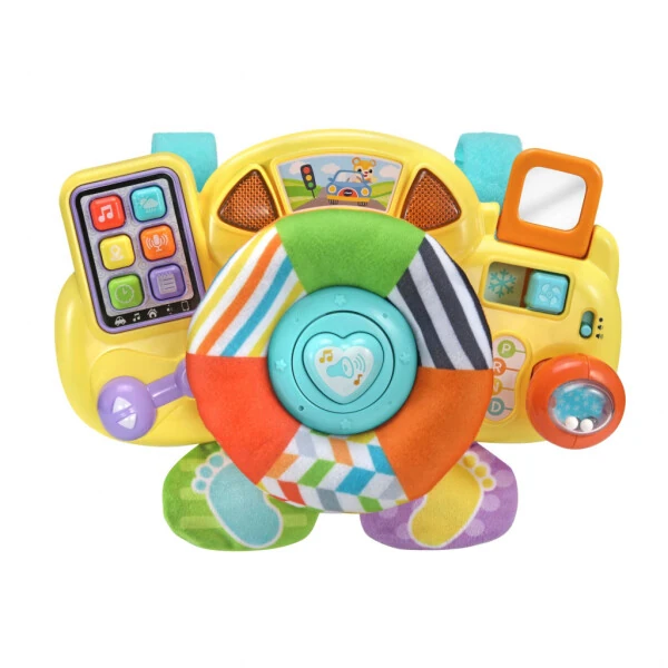 VTech Baby Bopping & Cruising Baby Driver Plastic, Plush Baby and Toddler Toys - 7