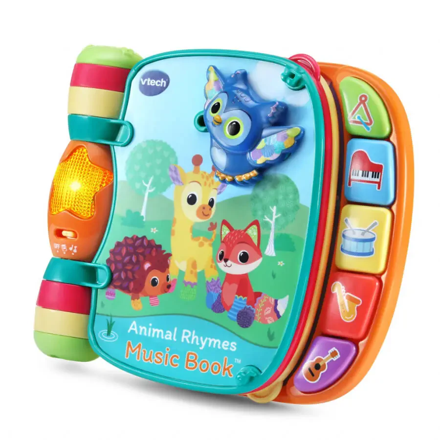 VTech Chaqaloq Hayvonlar Qo'shiqlari Musiqali Kitobi Chaqaloq va Kichkintoylar uchun O'yinchoqlar - 8