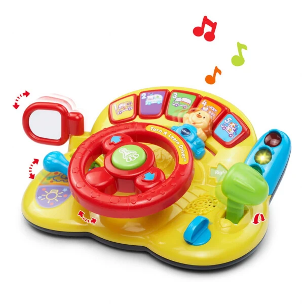 VTech Turn & Learn Driver Baby and Toddler Toys-MULTICOLOR - VTECH (1)