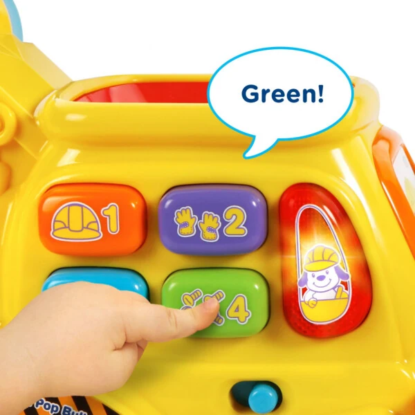 VTech Pop-a-Balls - Itar va Chiqarish Ekskavator O'yinchoqlari, Aksessuarlar bilan Birga, Chaqaloq va Go'daklar Uchun - 6