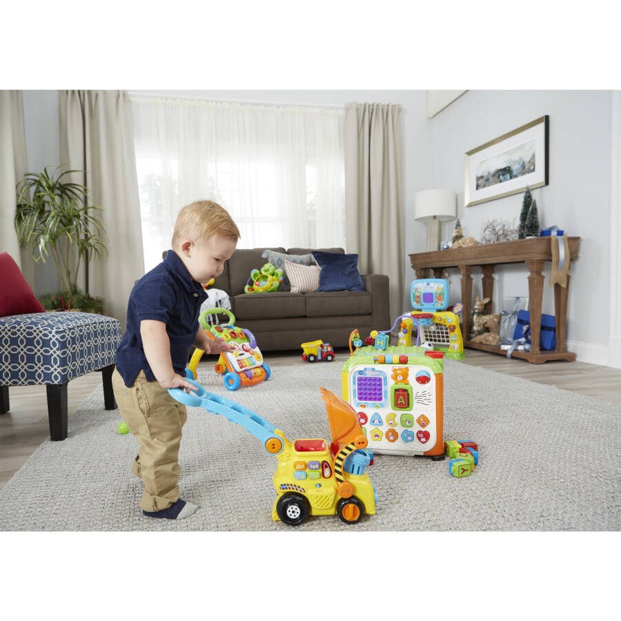 VTech Pop-a-Balls - Push and Pop Bulldozer Push & Pull Toys with Accessories Included, Baby and Toddler Toys - 22