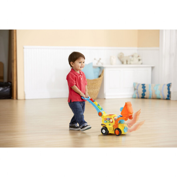 VTech Pop-a-Balls - Push and Pop Bulldozer Push & Pull Toys with Accessories Included, Baby and Toddler Toys - 3