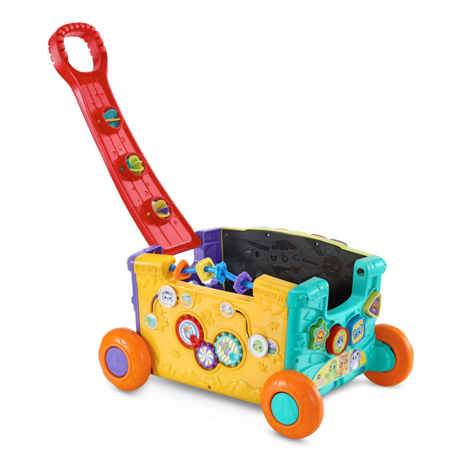 VTech Sort & Discover Activity Wagon Push & Pull Toys with Accessories Included - 25