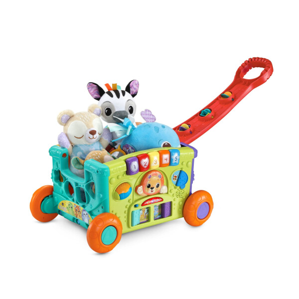 VTech Sort & Discover Activity Wagon Push & Pull Toys with Accessories Included - 26