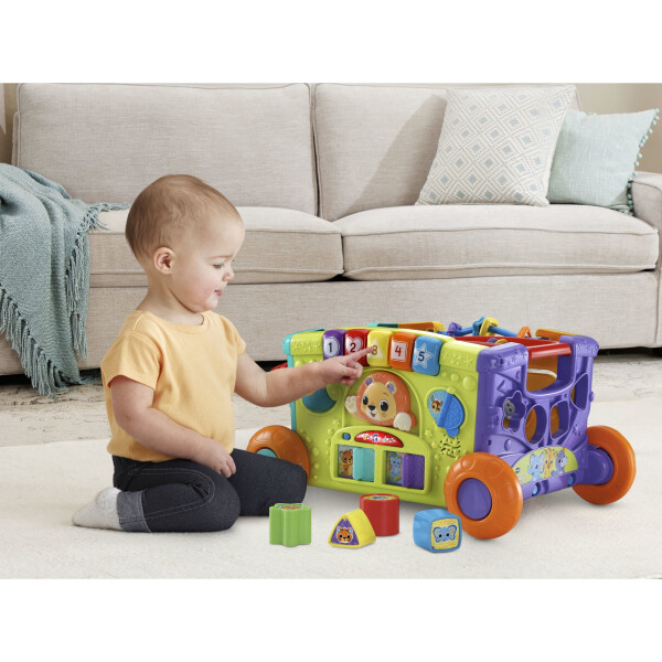 VTech Sort & Discover Activity Wagon Push & Pull Toys with Accessories Included - 30