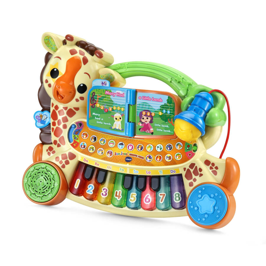 VTech Zoo Jamz Giraffe Piano Toy Musical Instruments Baby and Toddler Toys - 9