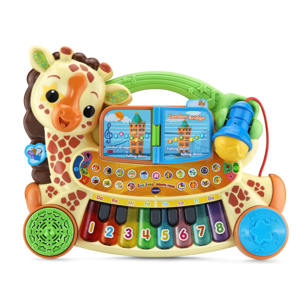 VTech Zoo Jamz Giraffe Piano Toy Musical Instruments Baby and Toddler Toys - 3