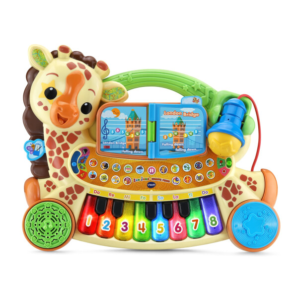 VTech Zoo Jamz Jirafa Pianino O'yinchoq Musiqa Asboblari Chaqaloq va Go'daklar uchun O'yinchoqlar - 8