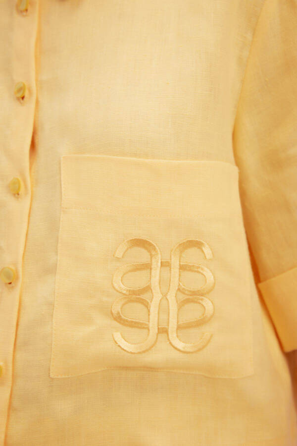 Вышитая рубашка с логотипом - 3