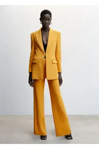 Вышитые текстильные брюки - 8